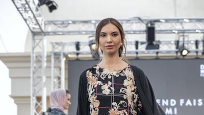 A look by Sheikha Hend Faisal Al Qassami, UAE. Photo: Antonie Robertson / The National