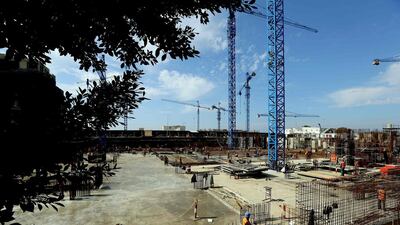 Riad Salameh, the Lebanese central bank governor, attributed the 2 per cent growth forecast to improvement in the construction sector and increased consumer spending. Joseph Eid / AFP