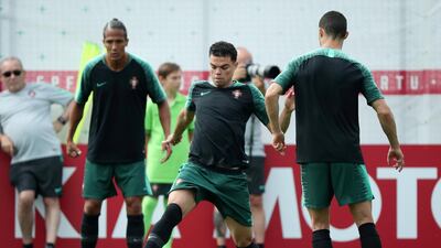 Portugal's Pepe during training. Albert Gea / Reuters