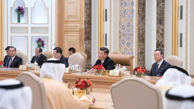 UAE and China in talks at the Presidential Palace in Abu Dhabi. Crown Prince Court - Abu Dhabi