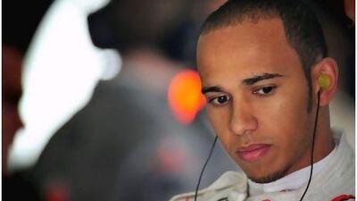 Lewis Hamilton did not specify what issues in his personal life had affected his career.
