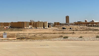 The Ain Al Assad air base hosting US forces in Iraq in the western Anbar province, Iraq. AFP