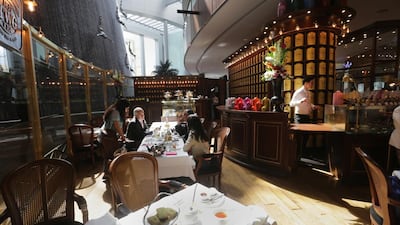 Above, the TWG shop at the Dubai Mall. Jaime Puebla / The National