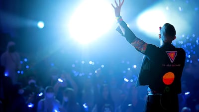 Infinite Nights: Coldplay perform at Expo. Photo: Expo 2020 Dubai