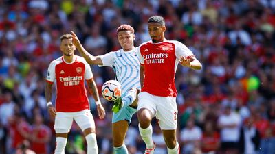 William Saliba 8: A critical miss at the end of last season due to injury and a welcome return to the team for cultured French defender. In right place to cut out through ball to Johnson in rare first-half Forest attack. Remained calm presence in edgy last 10 minutes from Gunners. Reuters