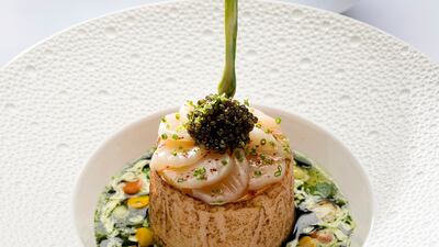 More sauce and some buttery foam follow