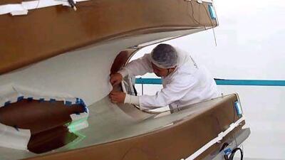 The Strata manufacturing plant in Al Ain. Courtesy Strata