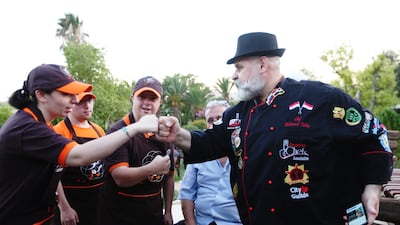 Twenty young men and women with Down syndrome work at the restaurant. EPA