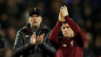 James Milner, right, was part of a Liverpool midfield overran by Paris Saint-German in a Champions League defeat on Wednesday. Reuters