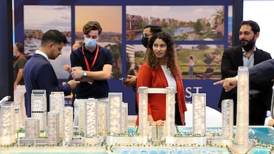 Visitors on the first day of Cityscape Global.