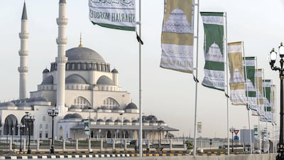 It was built and designed according to the Ruler of Sharjah's vision of faith and aesthetics based on Islamic architecture