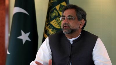 Pakistan's prime minister, Shahid Khaqan Abbasi, pictured here at his office in Islamabad on September 11, 2017, has warned his country will retaliate if its alliance with the United States is downgraded. Faisal Mahmood / Reuters
