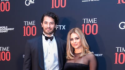 Saudi rowing champion Husein Alireza and US businesswoman and producer Carla DiBello.