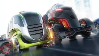 Anki Overdrive Supertrucks. Courtesy Anki