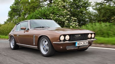 The Jensen Interceptor R is a swift ride, boasting 650 brake horsepower and 880Nm torque