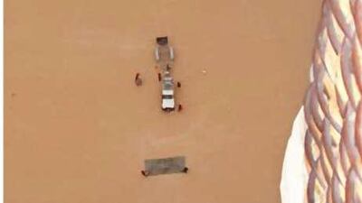 View from the balloon during the flight that crashed on April 25.