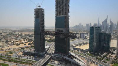Both towers of One Zaabeel have been topped out.