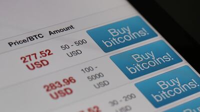 A reader wonders how bitcoins, which neither have any intrinsic value nor legal acceptance in any country, can be considered a safe investment option. Chris Ratcliffe / Bloomberg News via Getty Images