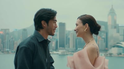 Celina Jade, right, and Justin Chien star in The Season, a thriller television series set in Hong Kong. Photo: Disney / Hulu