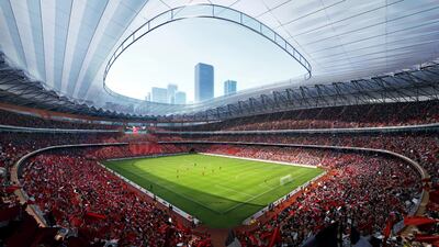 The saddle-shaped design protects viewers from adverse weather but lets natural light in.