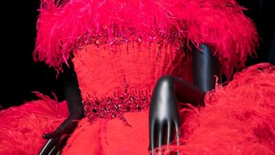 This feathered number was worn by Kehlani earlier this year. Courtesy SCAD