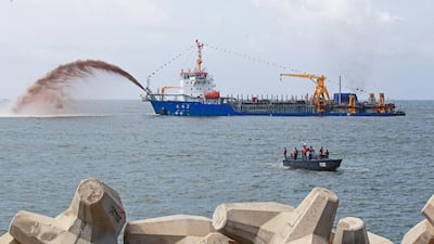 The new Sri Lankan government said it planned to conduct a review of the $1.4 billion Chinese-backed Colombo Port City development. Chamila Karunarathne / Demotix / Corbis