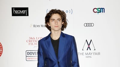 In Berluti again at the London Film Critics Circle Awards in January 2018. Getty Images