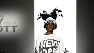 The Jeremy Scott autumn/winter 2019 show during New York Fashion Week on February 8, 2019. EPA