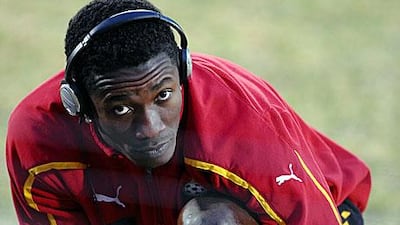 Asamoah Gyan has been unhappy at the club but, his coach Steve Bruce says, it is because of those around him trying to influence him to move away.