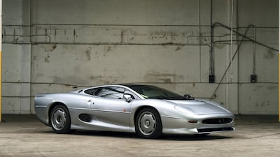 The 1993 Jaguar XJ220.