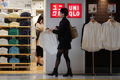 Japanese high street store Uniqlo is a notable absence in the United Arab Emirates. AFP