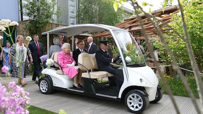 Queen Elizabeth visits the Chelsea Flower Show in 2022