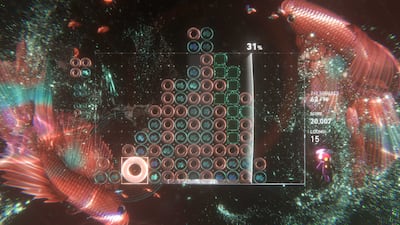 Lumines Arise could be described as playable art. Photo: Enhance Experience