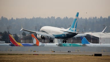 About 2,300 Boeing 737 Max aircraft are currently in service around the world, including 823 in the US. Reuters