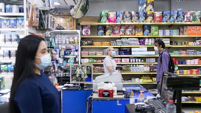 A supermarket in the Bani Yas neighborhood. Reem Mohammed / The National