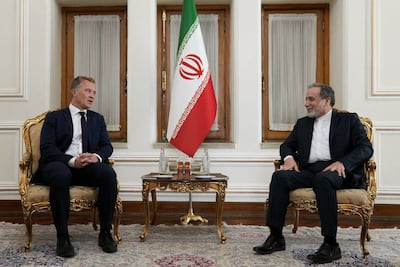 Andreas Kravik, Norway’s Deputy Minister of Foreign Affairs, told Iran's Foreign Minister Abbas Araghchi that the Strait of Hormuz must be reopened. Photo: Ministry of Foreign Affairs of the Islamic Republic of Iran