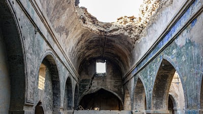 The dilapidated Sasson synagogue in Iraq's northern city of Mosul.