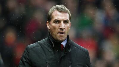 Brendan Rodgers is facing a stormy patch in his coaching career at Liverpool. Phil Noble / Reuters