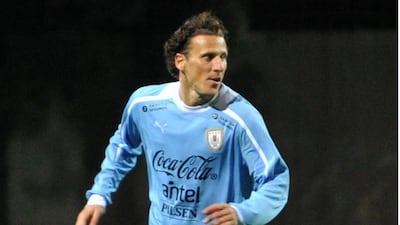 Diego Forlan had impressed the Japanese public during his previous trips to the country while representing Uruguay. Ozan Kose / AFP