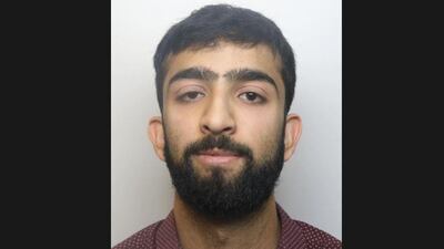 Omar Ashfaq, 24, planted memory sticks containing terror manuals in shoes of worshippers at mosques during Ramadan in Britain. Derbyshire Police
