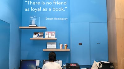The Old Library, one of Dubai’s oldest libraries reopened on Wednesday after its former home in the Mall of the Emirates shut down four months ago. Reem Mohammed / The National