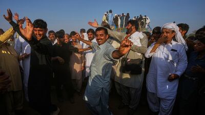 And continue their celebrations with a victory dance