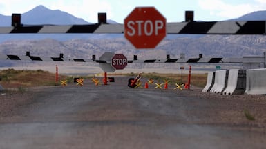 Area 51 in the Nevada desert, where UFO conspiracy theorists believe the US government holds secrets about alien life. Reuters