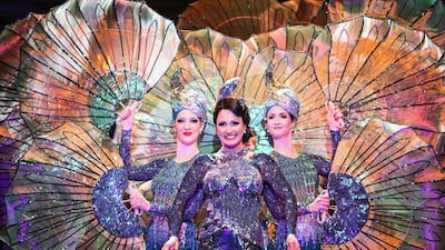 Soprano Monika Fischl, centre, says the colourful costumes and stage design make the operetta a real crowd-pleaser. Courtesy Dubai Opera