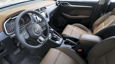The interior of the ZS. Pawan Singh / The National