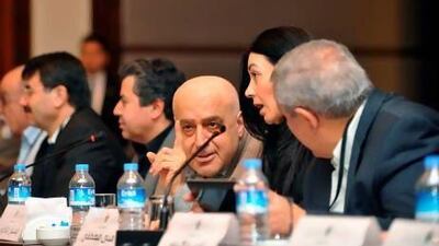 Syrian national opposition coalition members attend the Istanbul meeting.