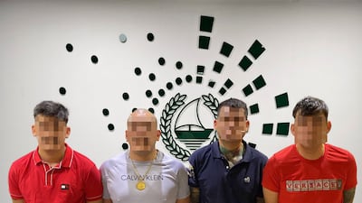 Dubai Police arrested a gang suspected of stealing cash and valuables worth about Dh2 million. Photo: Dubai Police