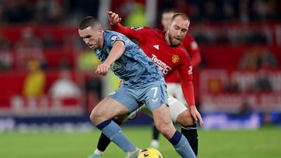Opened the scoring with an inswinging freekick that left Onana bamboozled. Denied a goal by a goalline clearance from Evans in the second half. Unlucky to see the ball come off him and into the path of Hojlund for the Red Devils’ third goal. Getty Images