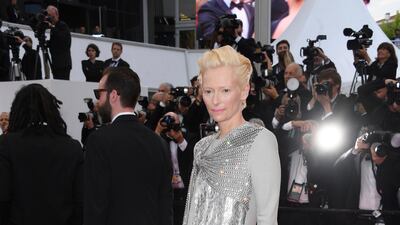 Tilda Swinton attends the opening ceremony and screening of 'The Dead Don't Die' at the Cannes Film Festival on May 14, 2019. AP