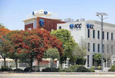General view of the ICC headquarters located in Sports City, Dubai. Chris Whiteoak / The National